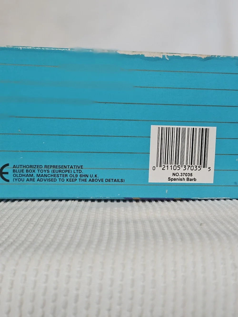 Vintage Blue Box Blue Ribbon Stables Spanish Barb Model Horse #37035 NIB